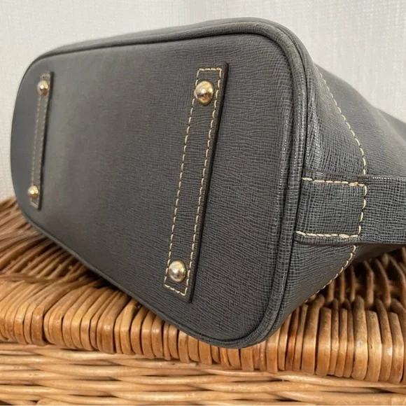 Dooney and Bourke Gray Saffiano Leather Zip Satchel.. NWOT.. never been used.. - Picture 8 of 8